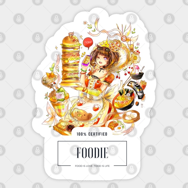 Princess Hobby #03 - FOODIE Sticker by candypiggy